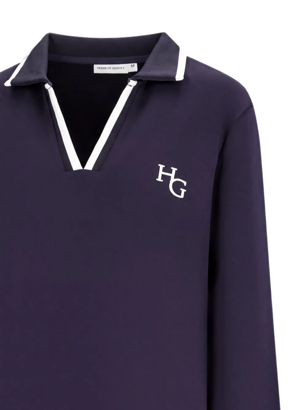 HOUSE OF GRAVITY Sweater met geborduurd logo Blauw