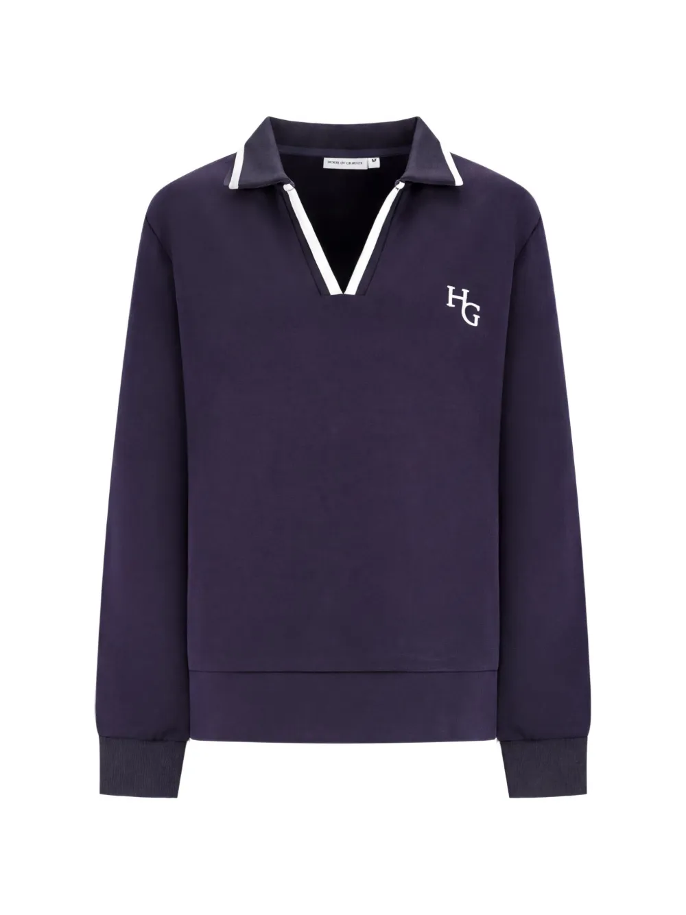 HOUSE OF GRAVITY logo-embroidered sweatshirt - Blau