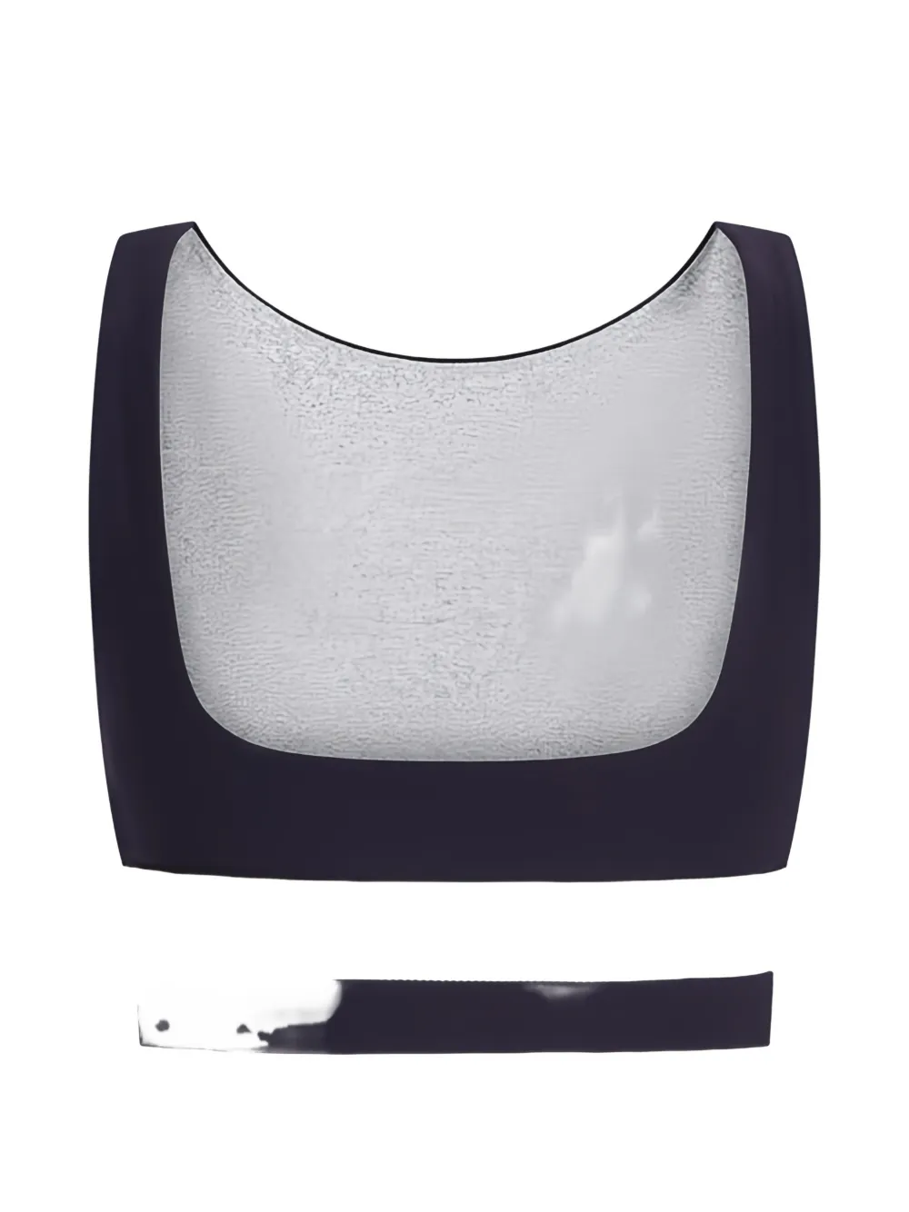 HOUSE OF GRAVITY Divine striped crop top - Blau