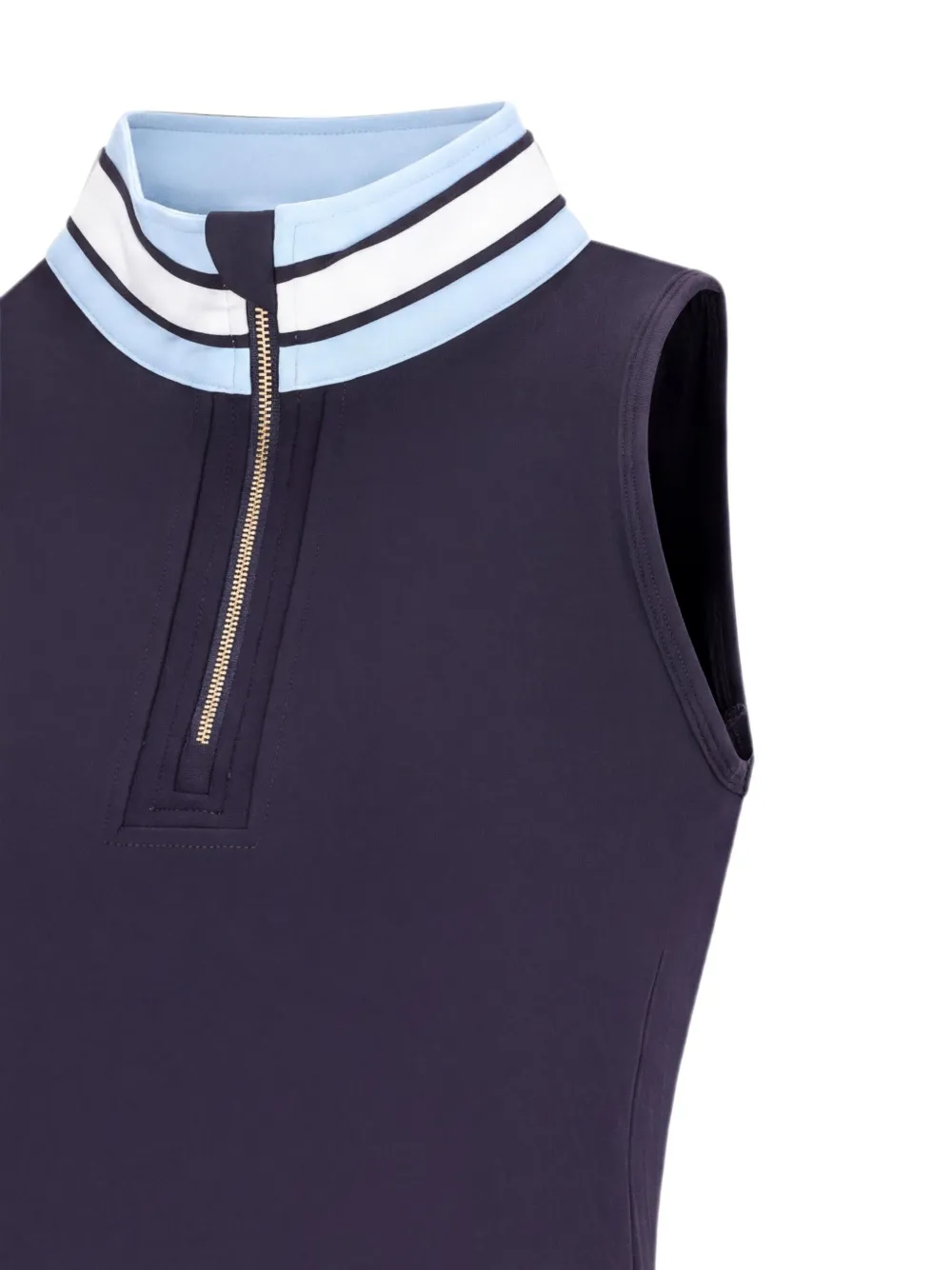 HOUSE OF GRAVITY Club gestreepte mouwloze top Blauw
