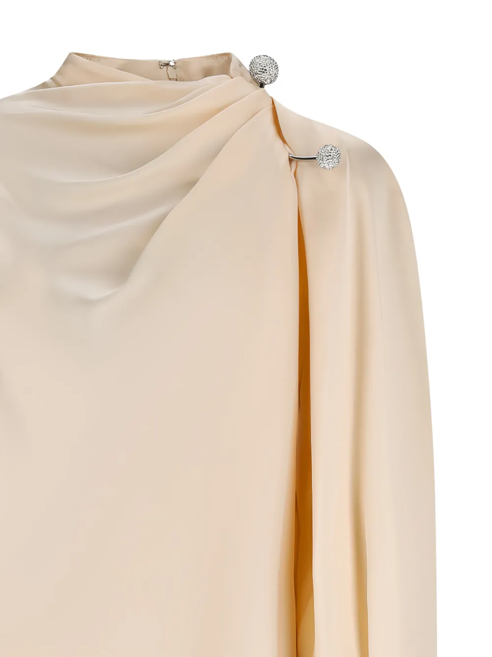 Giuseppe Di Morabito Gedrapeerde mini-jurk Beige