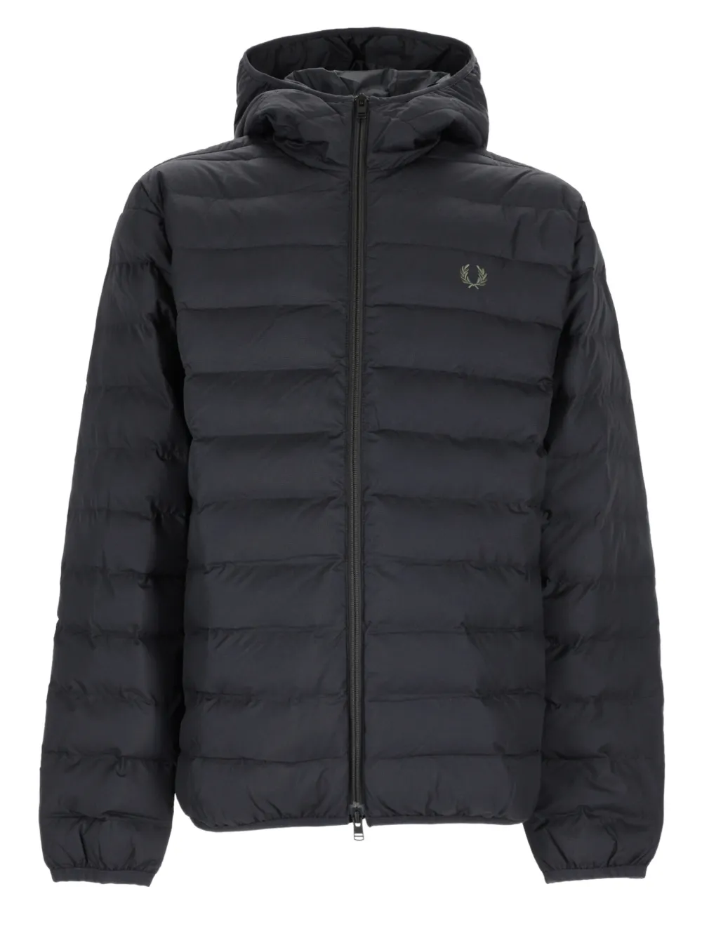 Fred Perry Gewatteerd donsjack met capuchon Blauw