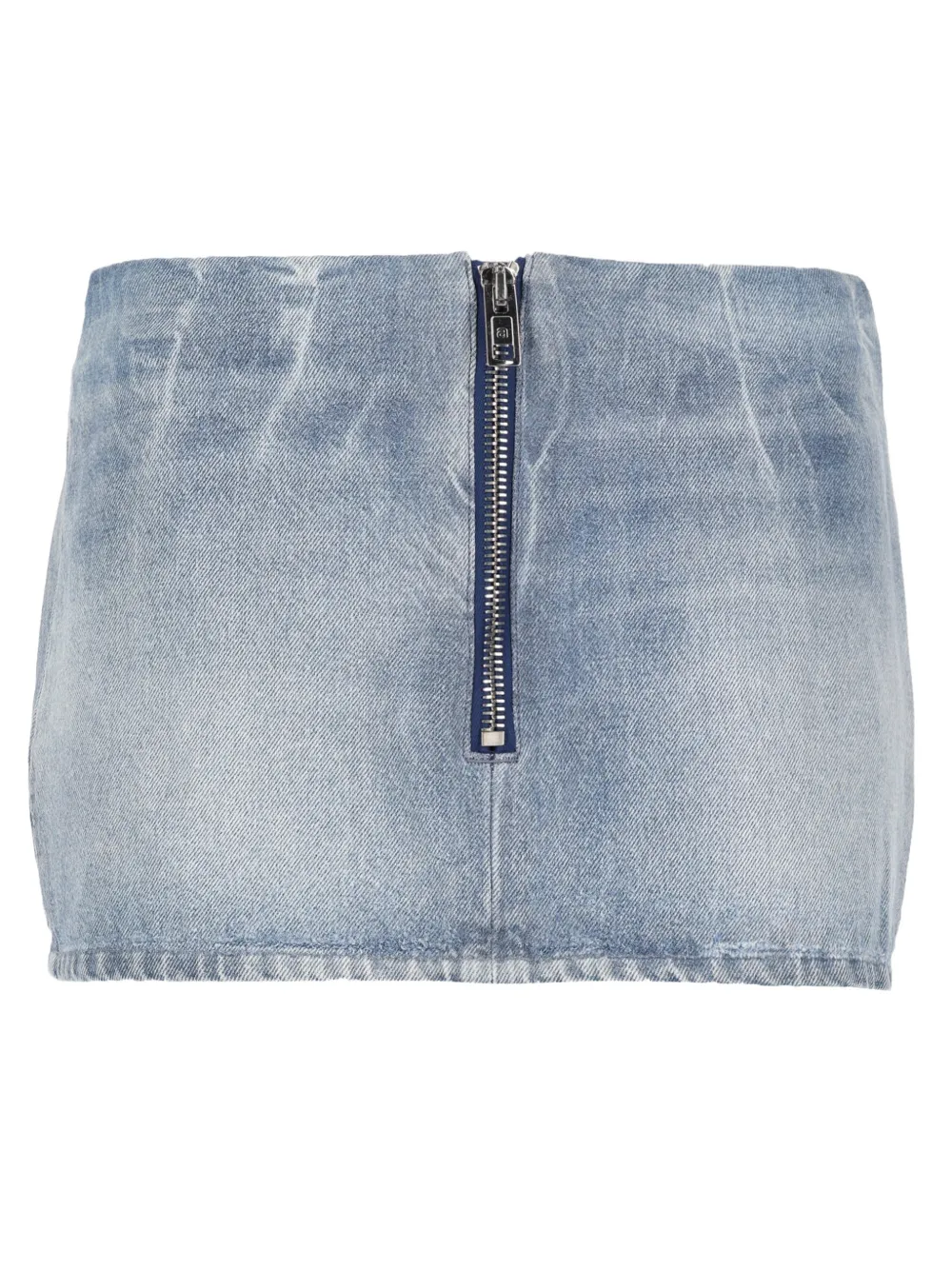 Alexander Wang Geglazuurde denim mini-rok Blauw