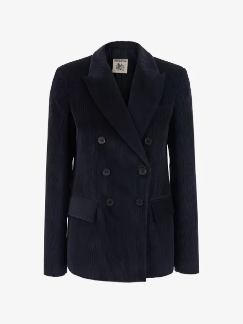 Semicouture double-breasted corduroy jacket