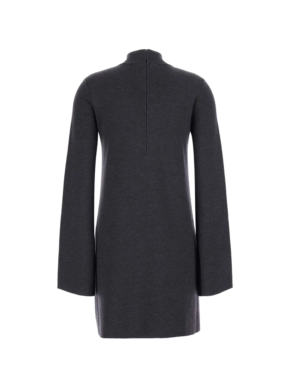 Semicouture high-neck knitted mini dress Grijs