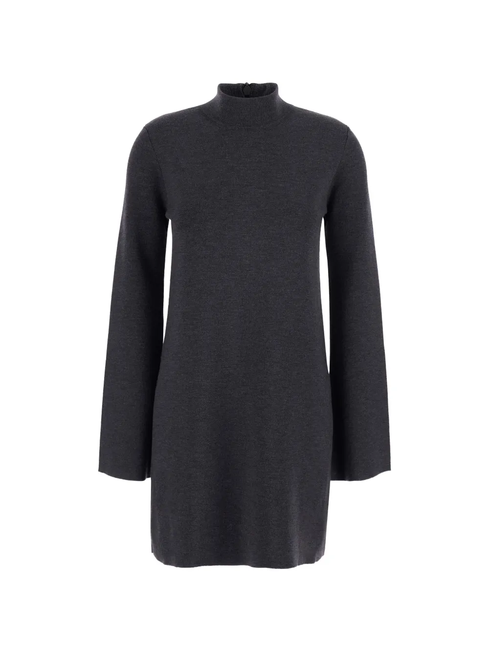 Semicouture high-neck knitted mini dress Grijs