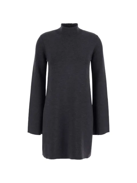 Semicouture high-neck knitted mini dress