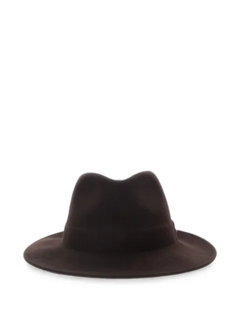 TWINSET logo-plaque wool hat