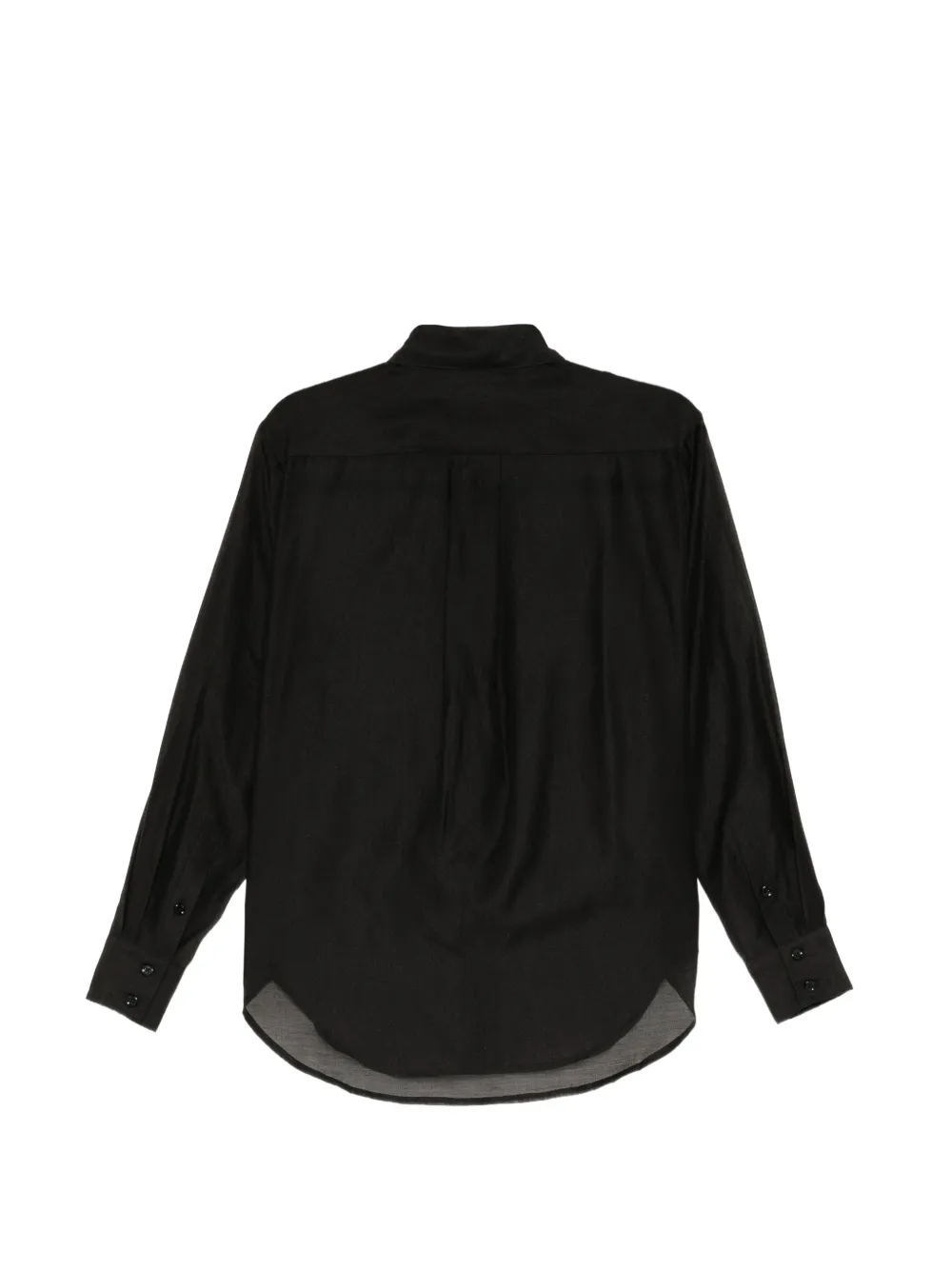 Cynthia Rowley Salina doorzichtige blouse Zwart