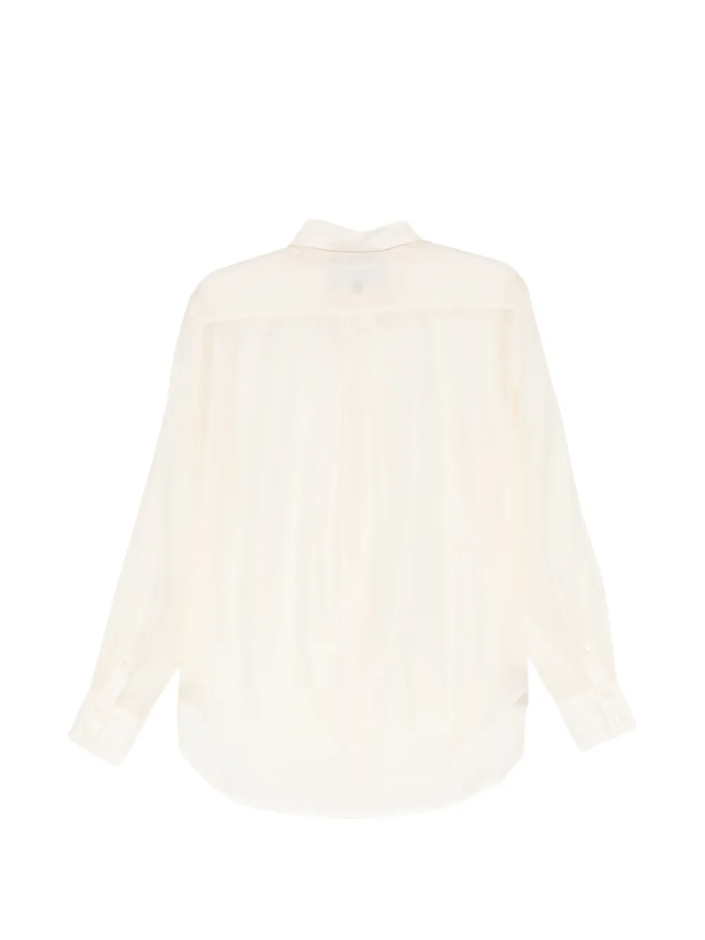 Cynthia Rowley Salina doorzichtige blouse Beige
