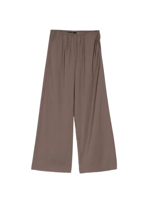 Cynthia Rowley pantalones anchos con diseño elástico