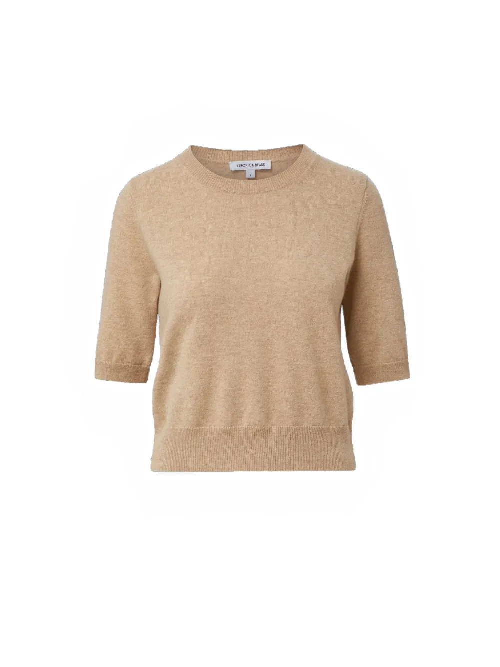 Veronica Beard Shana trui met korte mouwen Beige