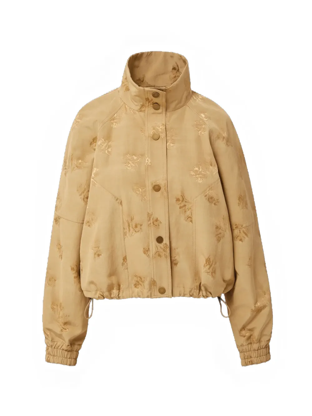 Veronica Beard Ainsworth floral-jacquard jacket Beige