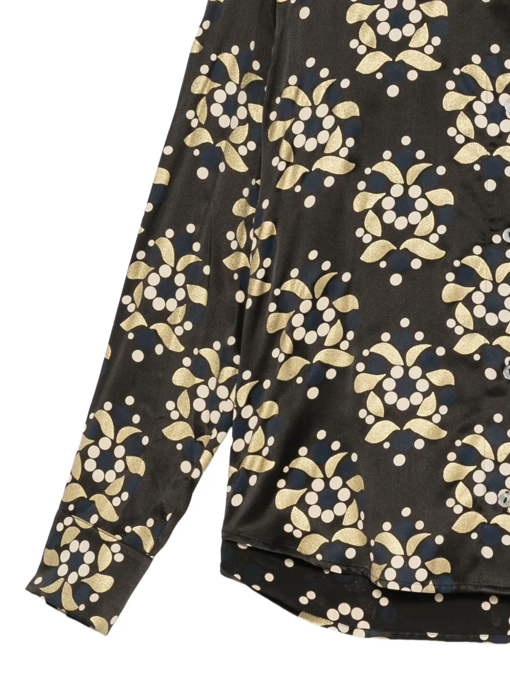 Cynthia Rowley Filigree blouse Zwart