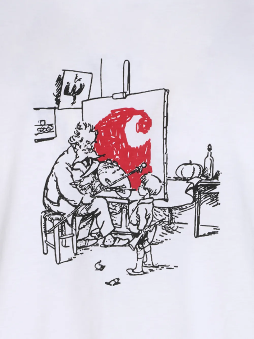 Carhartt WIP S S Old Painter T-shirt Wit