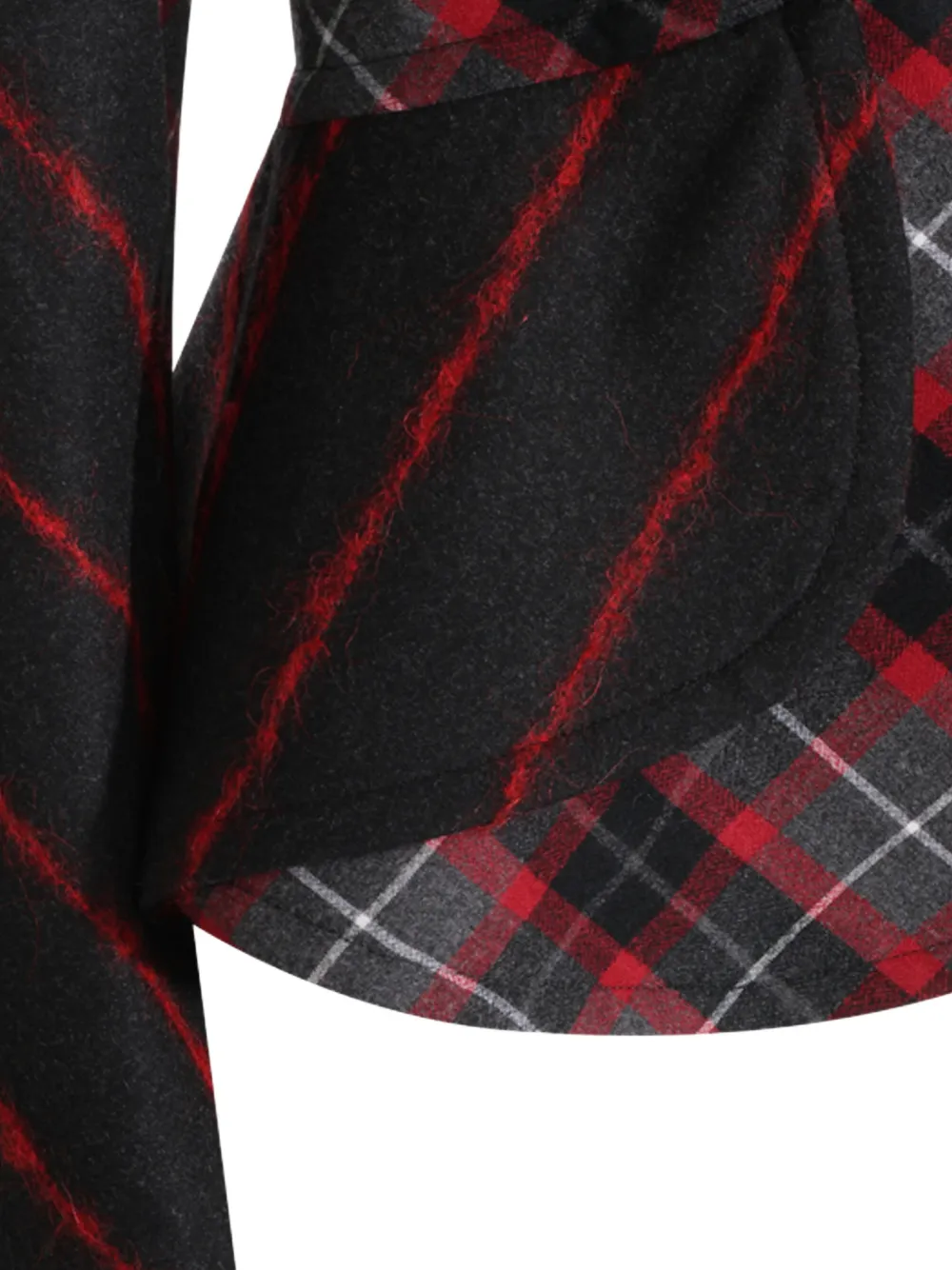 Vivienne Westwood Stormy jack met tartan-ruit Zwart