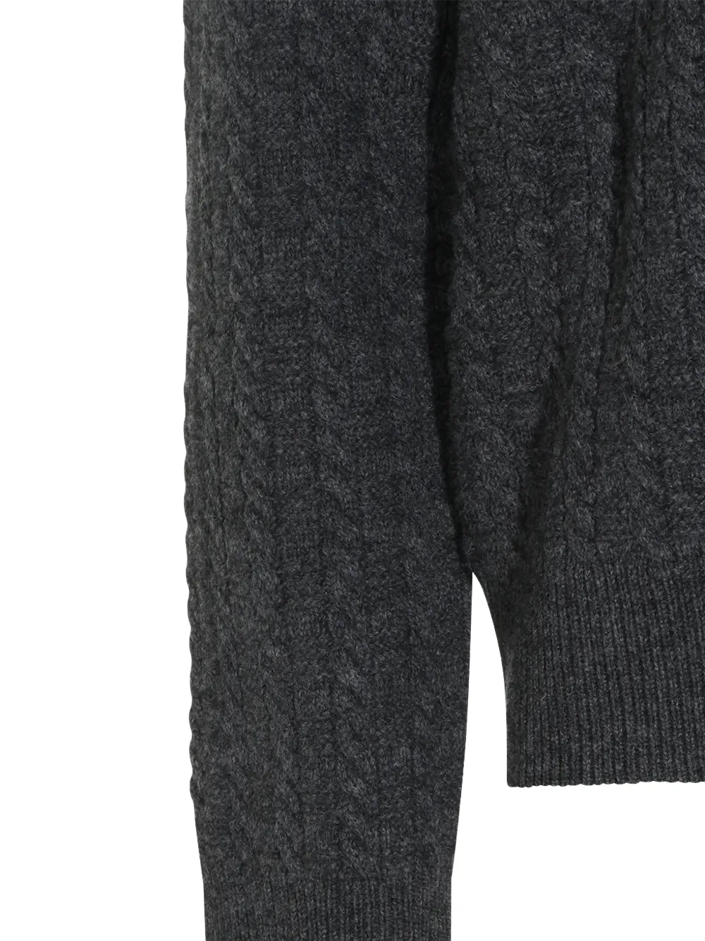 Thom Browne Anchor kabelgebreide trui Grijs