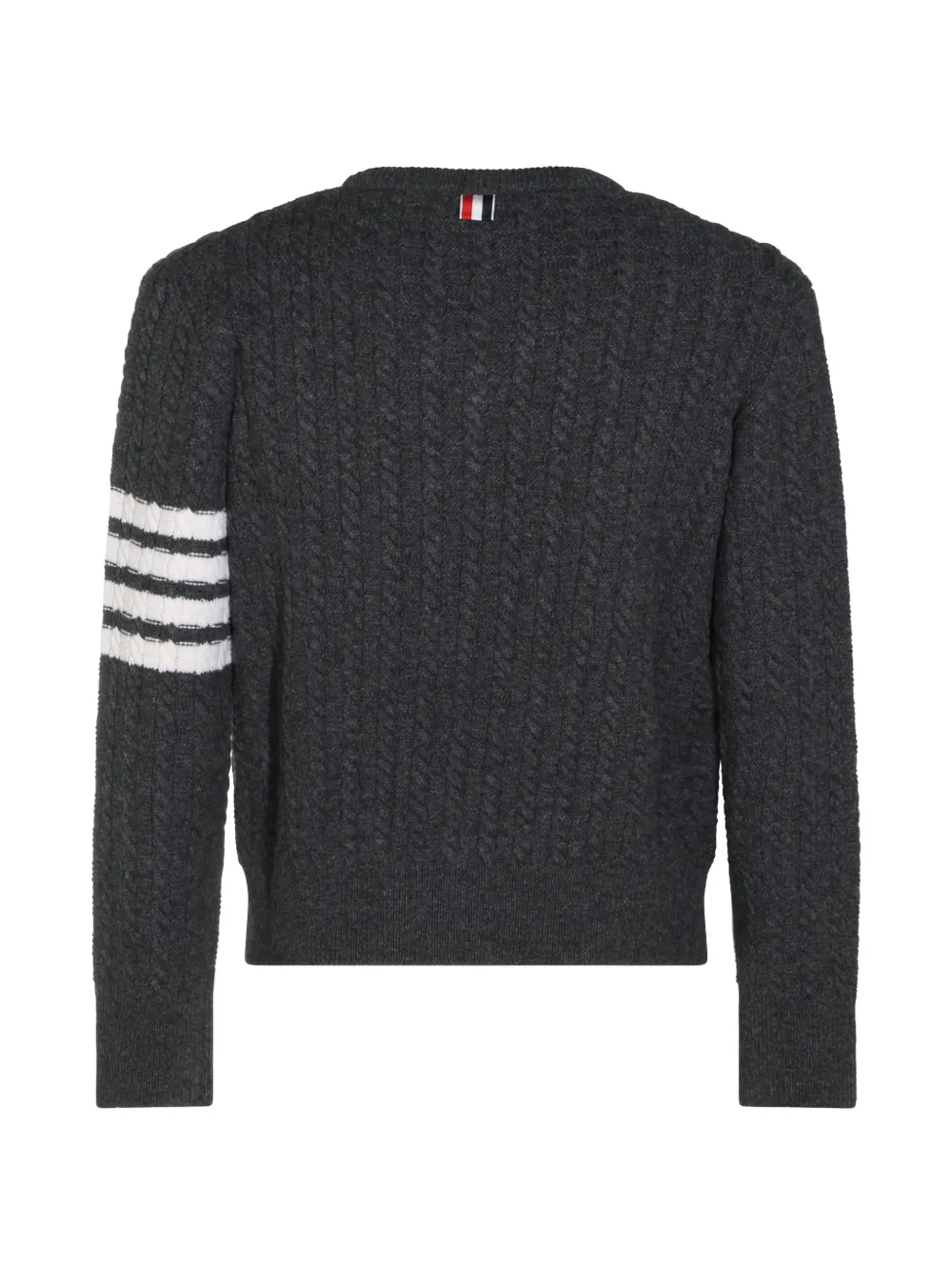 Thom Browne Anchor kabelgebreide trui Grijs