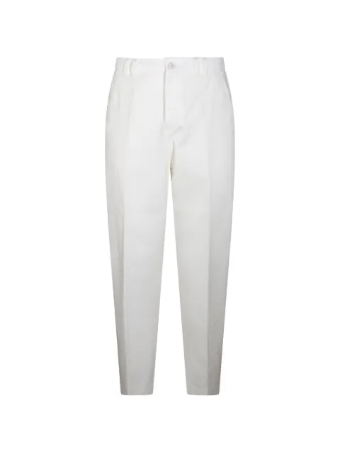 Canali Klassische Hose mit Logo-Patch