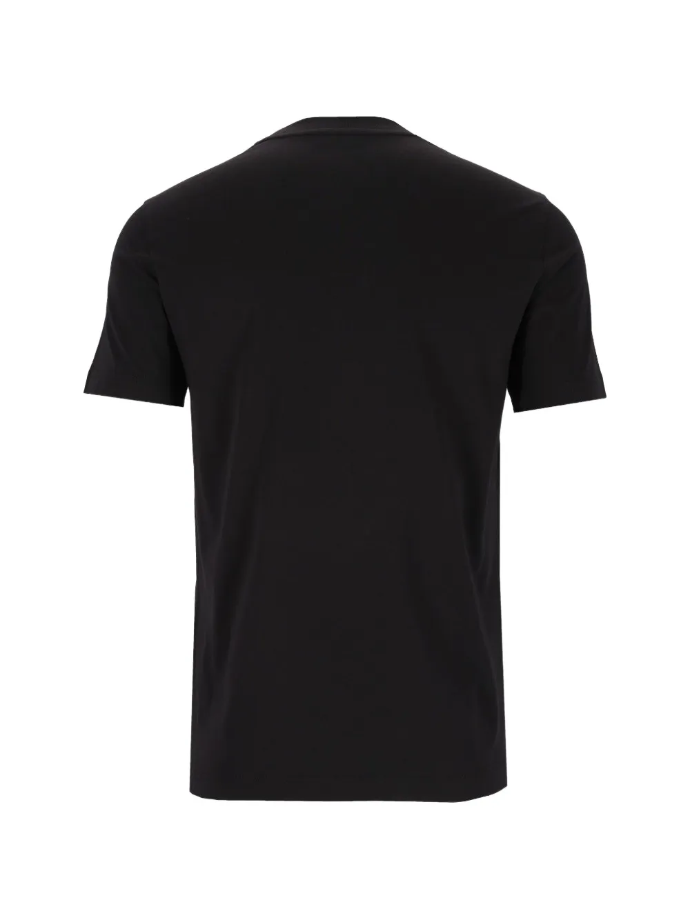 Moncler Katoenen T-shirt met logo Zwart
