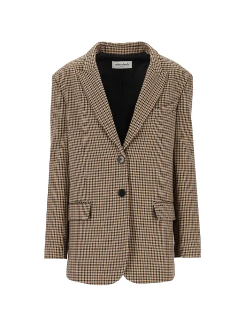 Al Duca D’Aosta 1902 micro-check oversized blazer