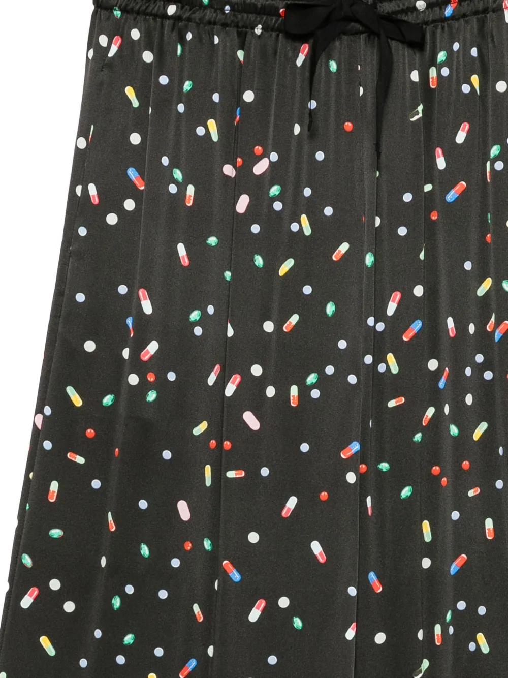 Cynthia Rowley Broek met pil-print Zwart