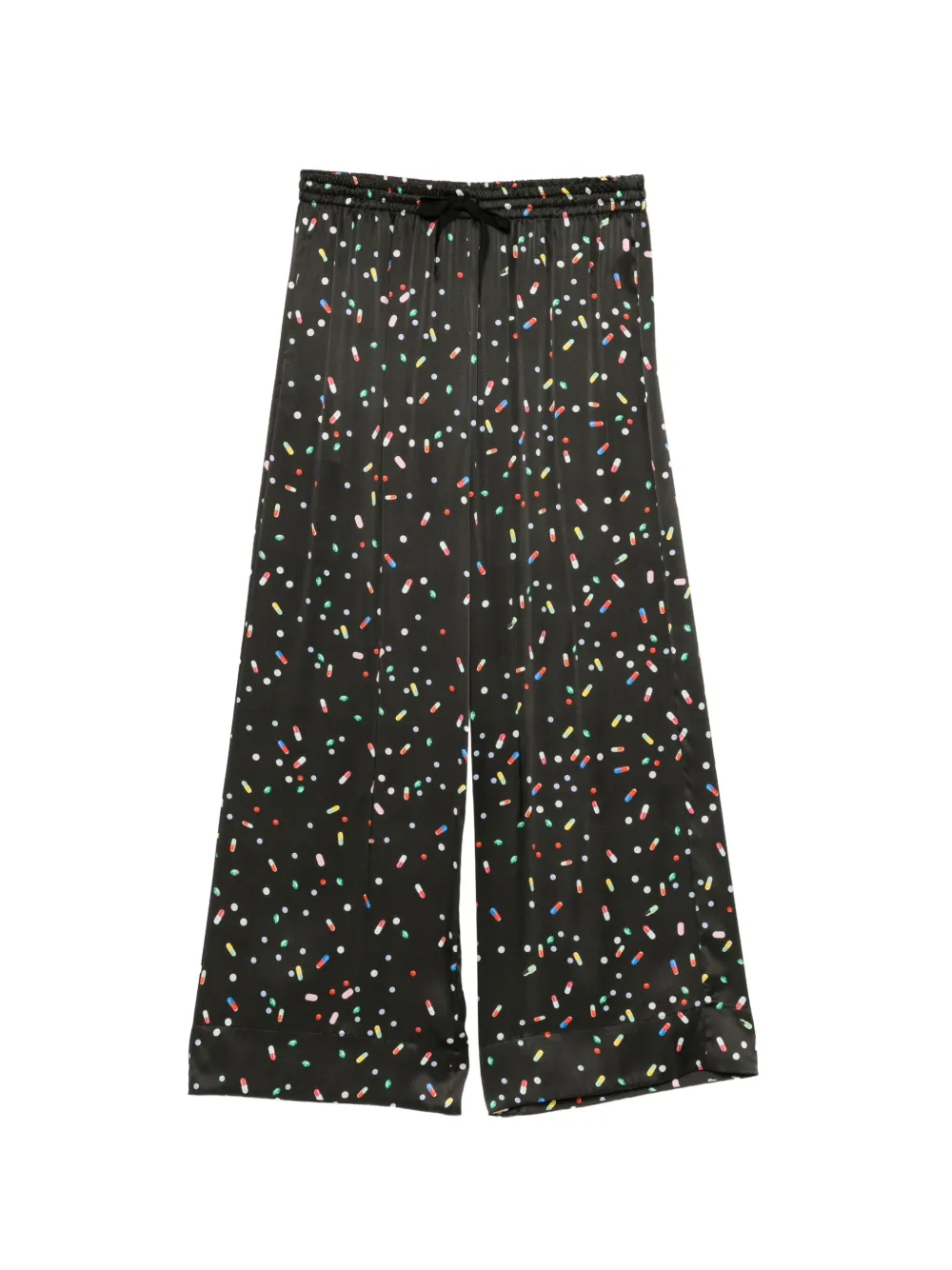 Cynthia Rowley pantalon à imprimé graphique - Noir Cynthia Rowley pantalon à imprimé graphique - Noir