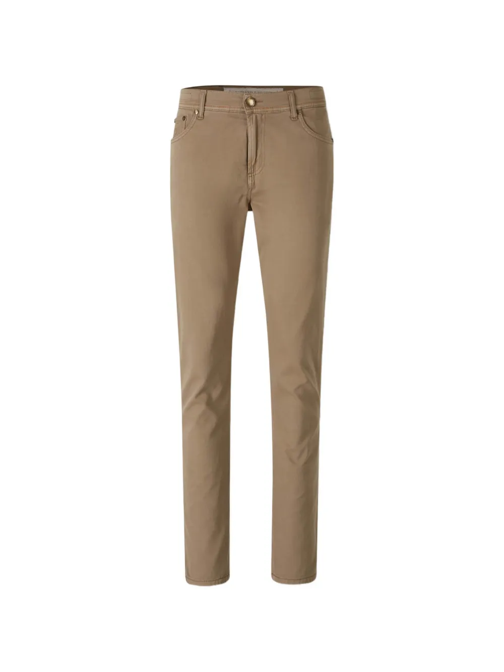 Richard J. Brown Slim-Fit-Hose mit Logo-Stickerei - Nude