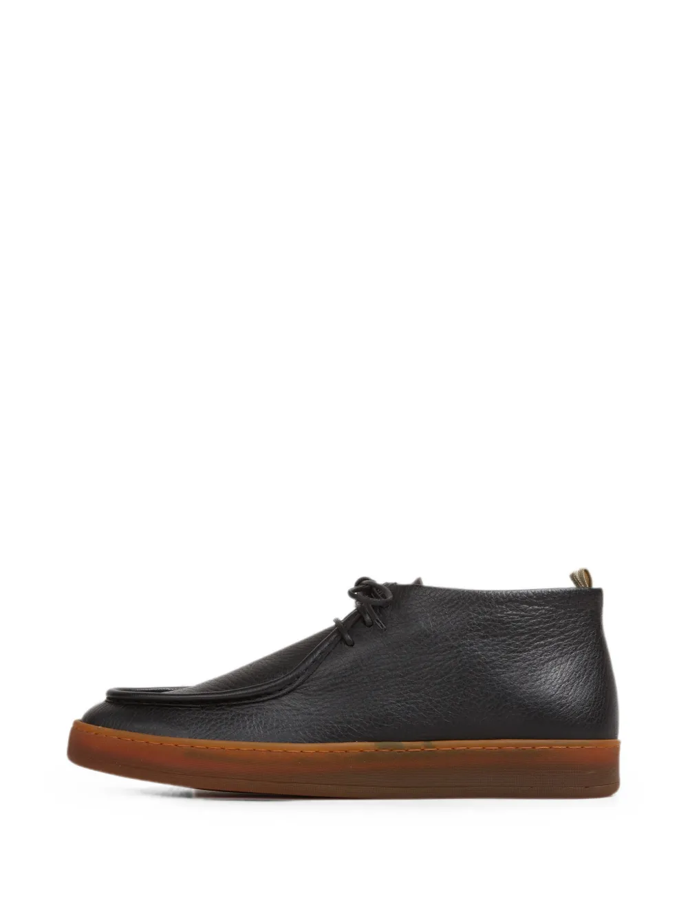 Officine Creative Ambrie pebbled leather boots Zwart