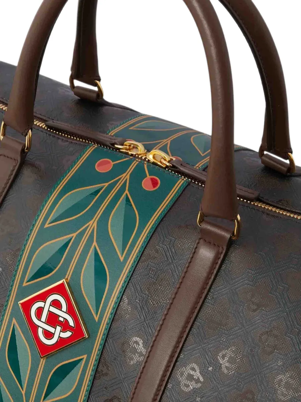Casablanca Weekendtas met monogram Bruin