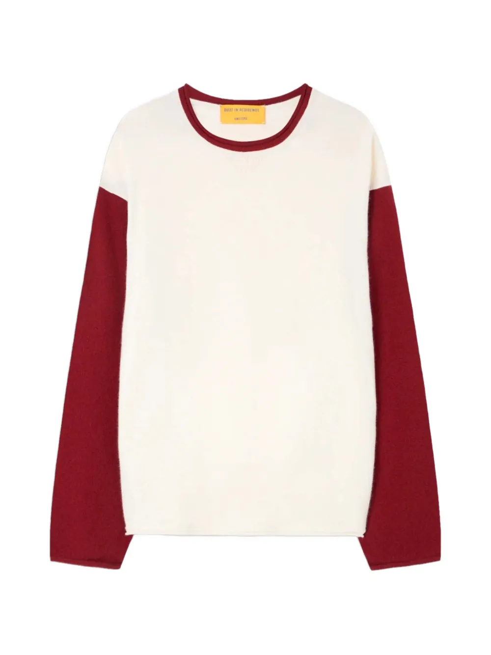 Guest In Residence Baseball colour-block Cashmere Sweater | Neutrals ...
