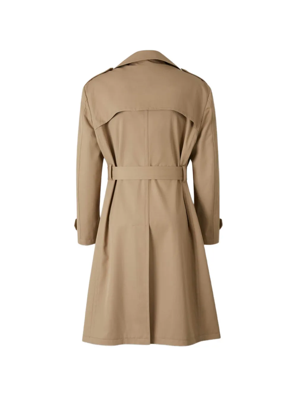 Tagliatore Trenchcoat met dubbele rij knopen en ceintuur Beige