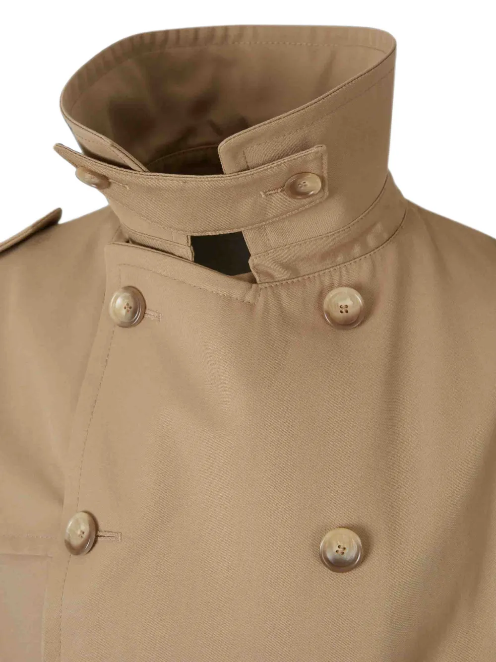 Tagliatore Trenchcoat met dubbele rij knopen en ceintuur Beige