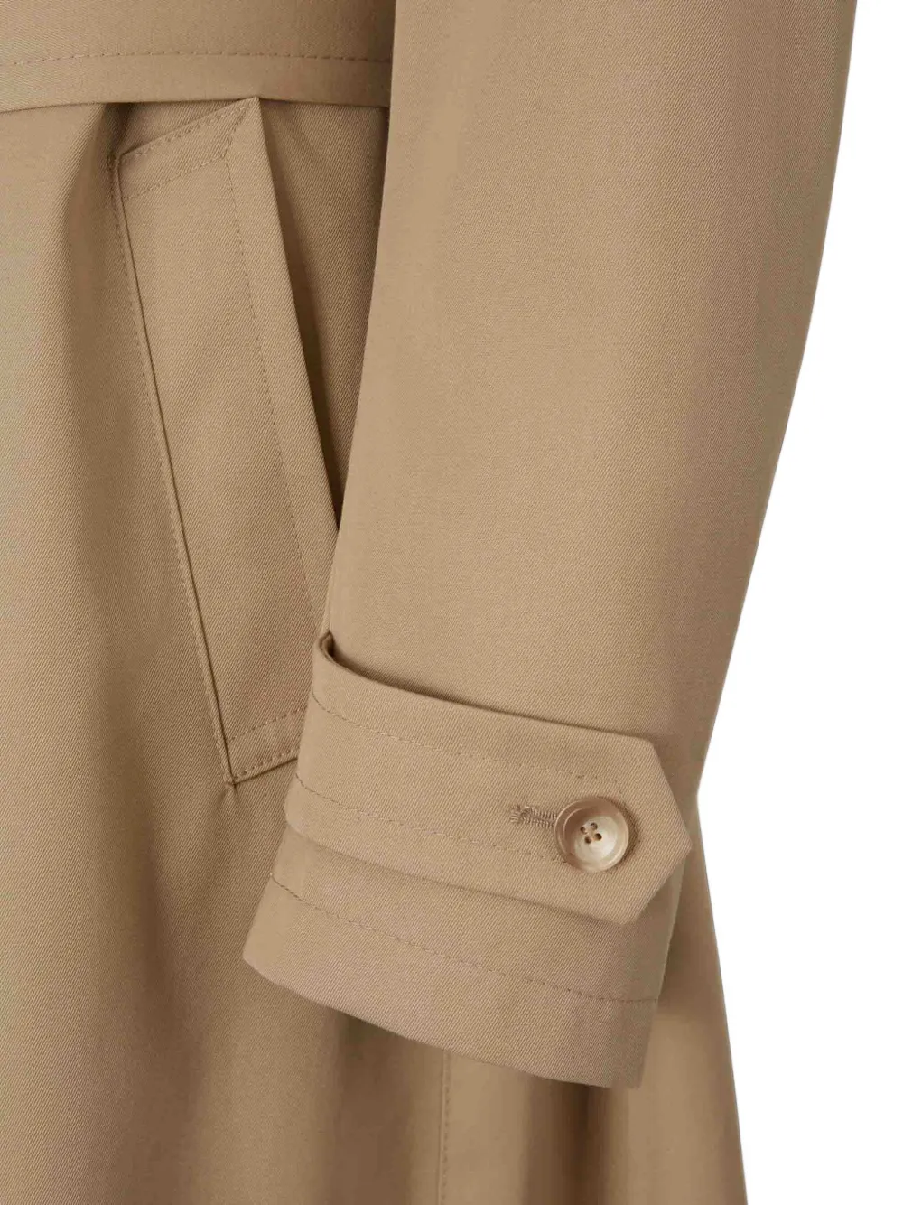 Tagliatore Trenchcoat met dubbele rij knopen en ceintuur Beige