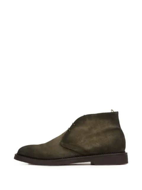 Officine Creative lace-up suede boots