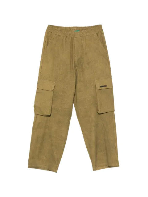 BARROW logo-lettering cargo pants
