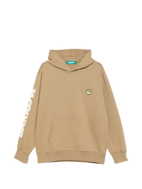 BARROW logo-print jersey hoodie