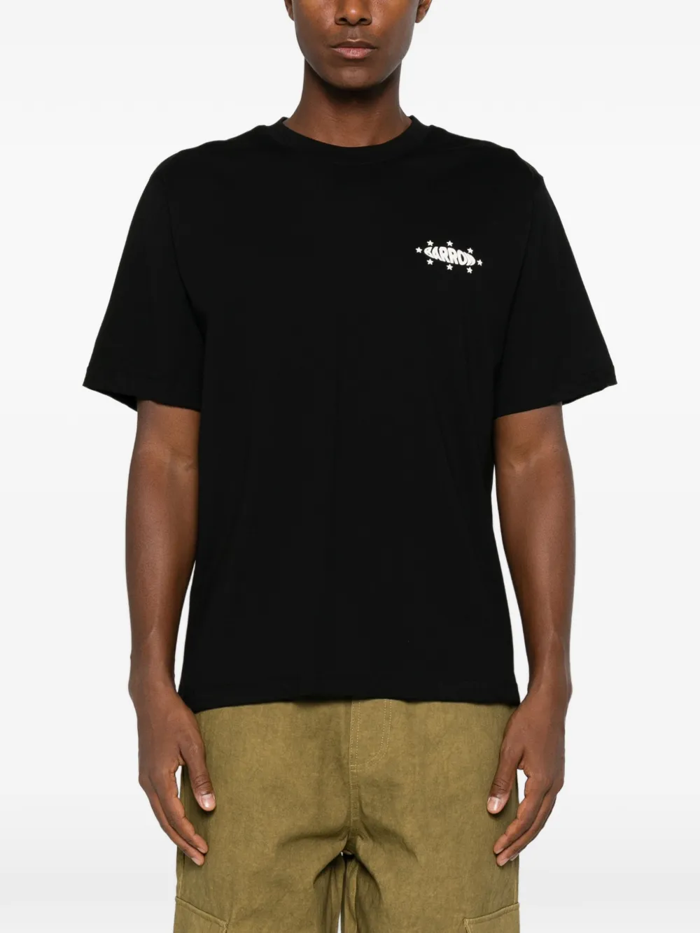 BARROW T-shirt met print Zwart