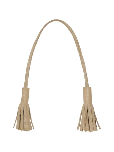 Fortela tassel-detail leather keychain