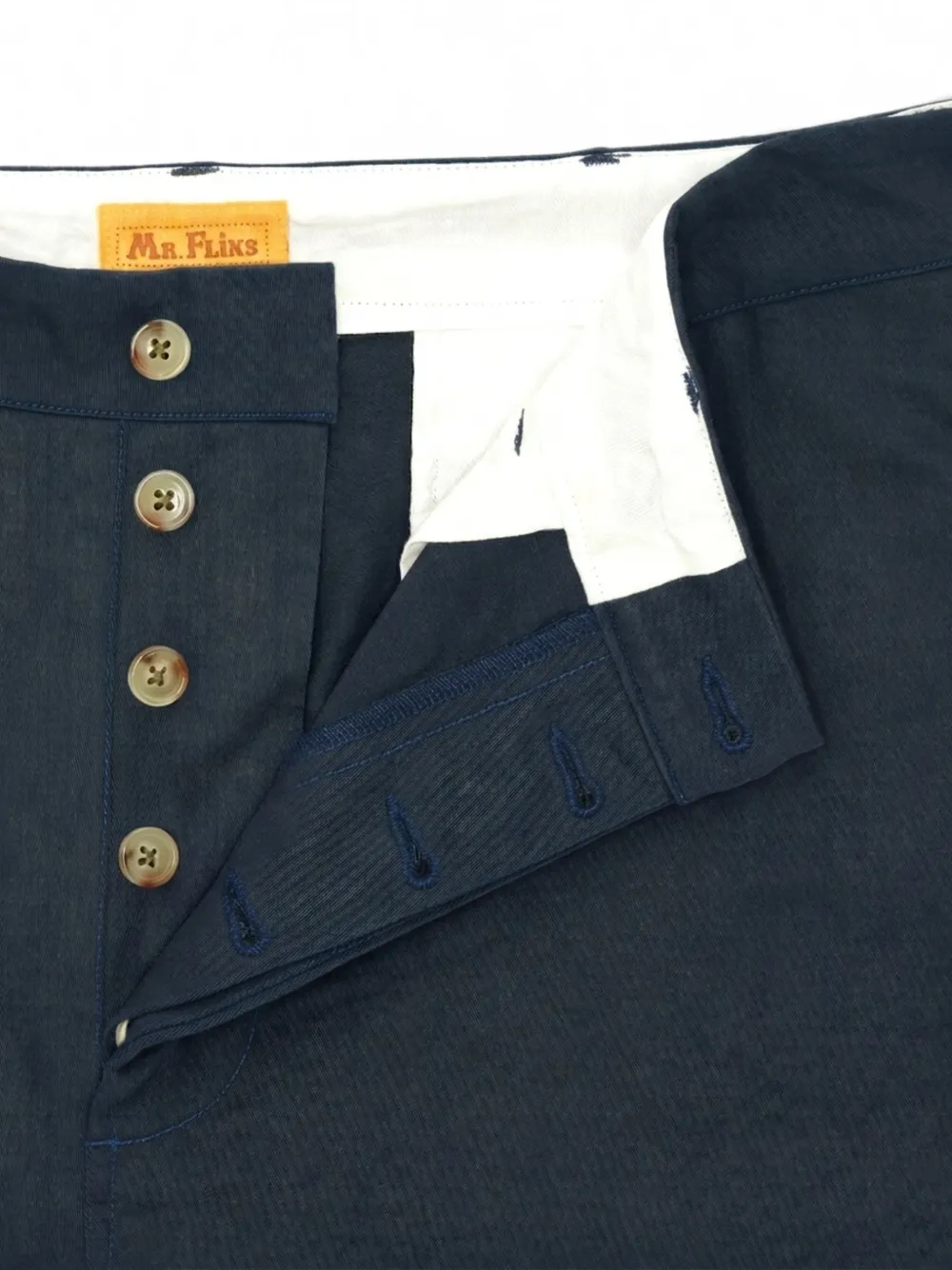 Fortela Noll twill shorts Blauw