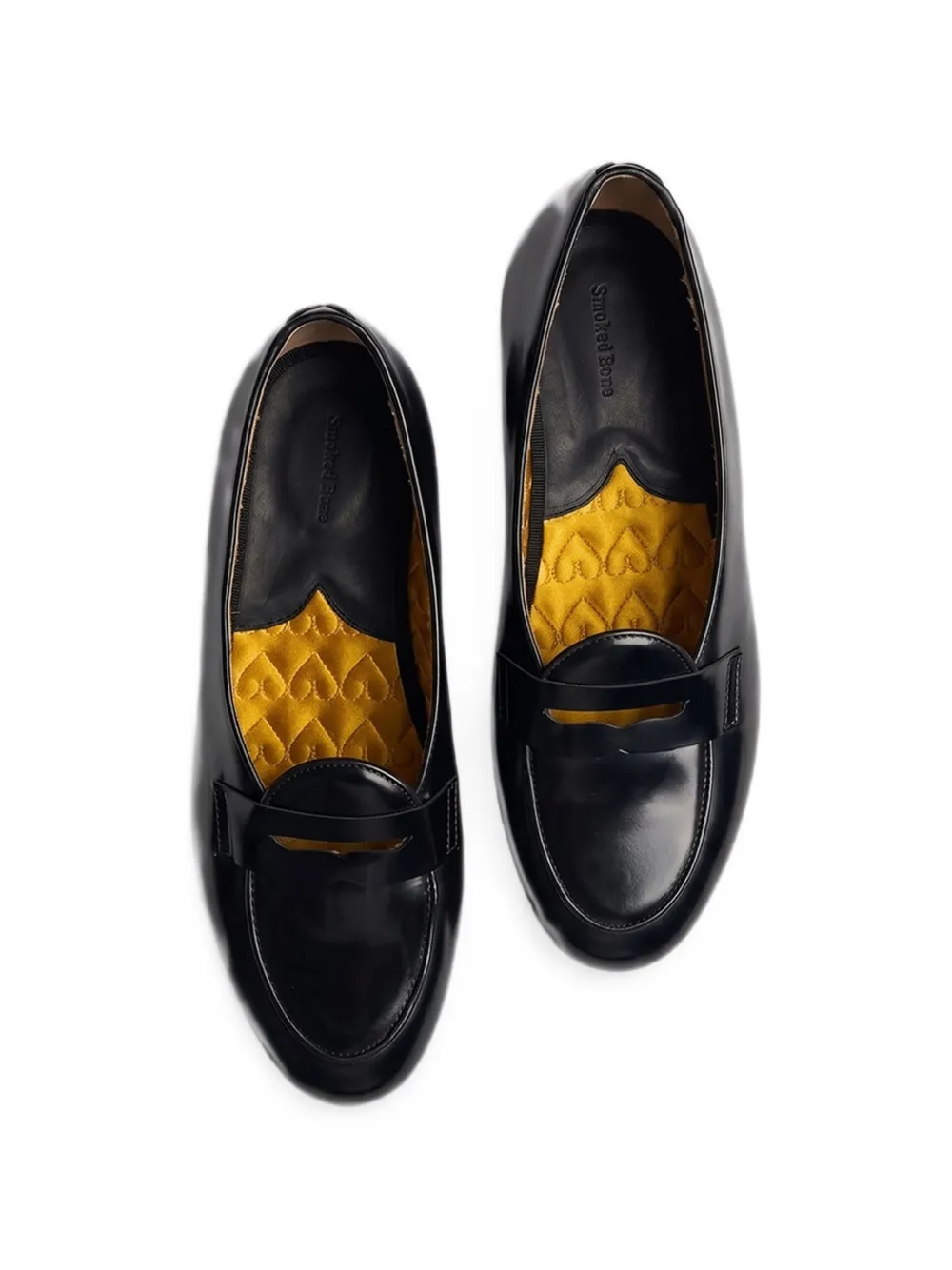 Fortela Crosby leren loafers Zwart
