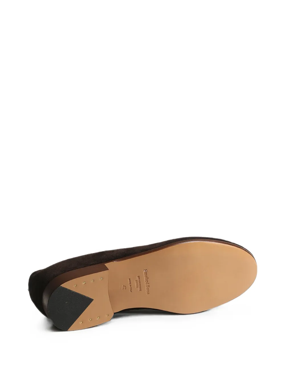 Fortela Broadway Horse suède slippers Bruin