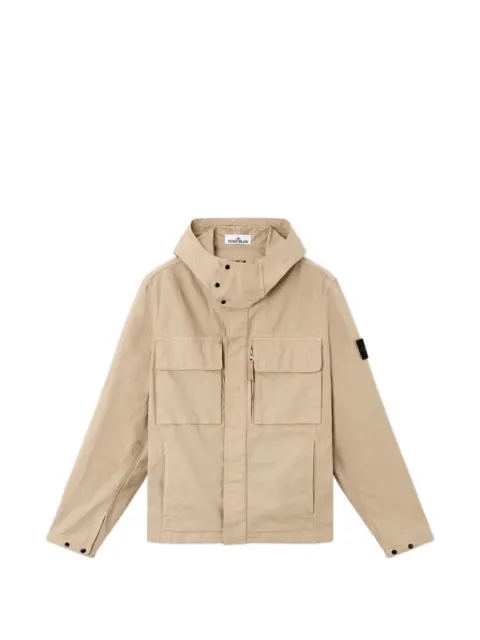 Stone Island chaqueta de algodón con capucha