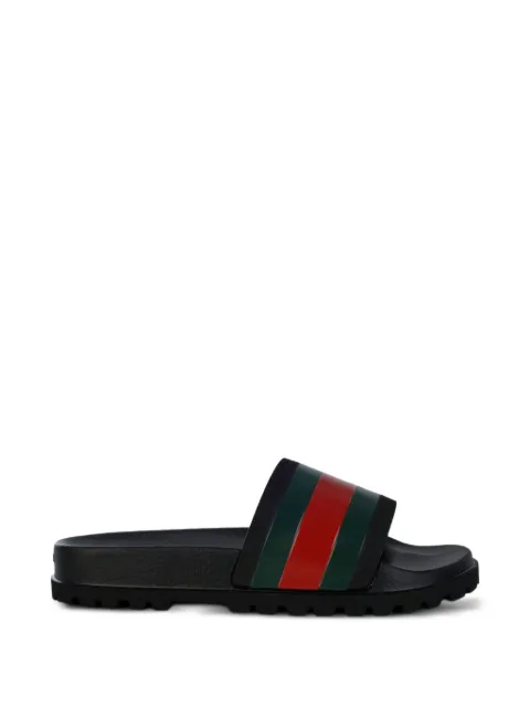 Gucci slide sandals with Web
