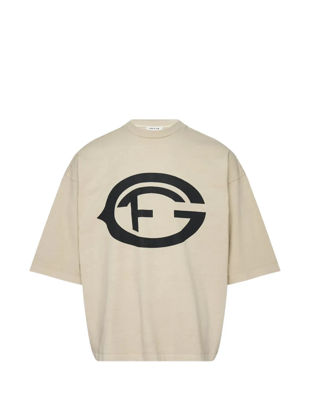Fear Of God logo-print cotton T-shirt - Nude