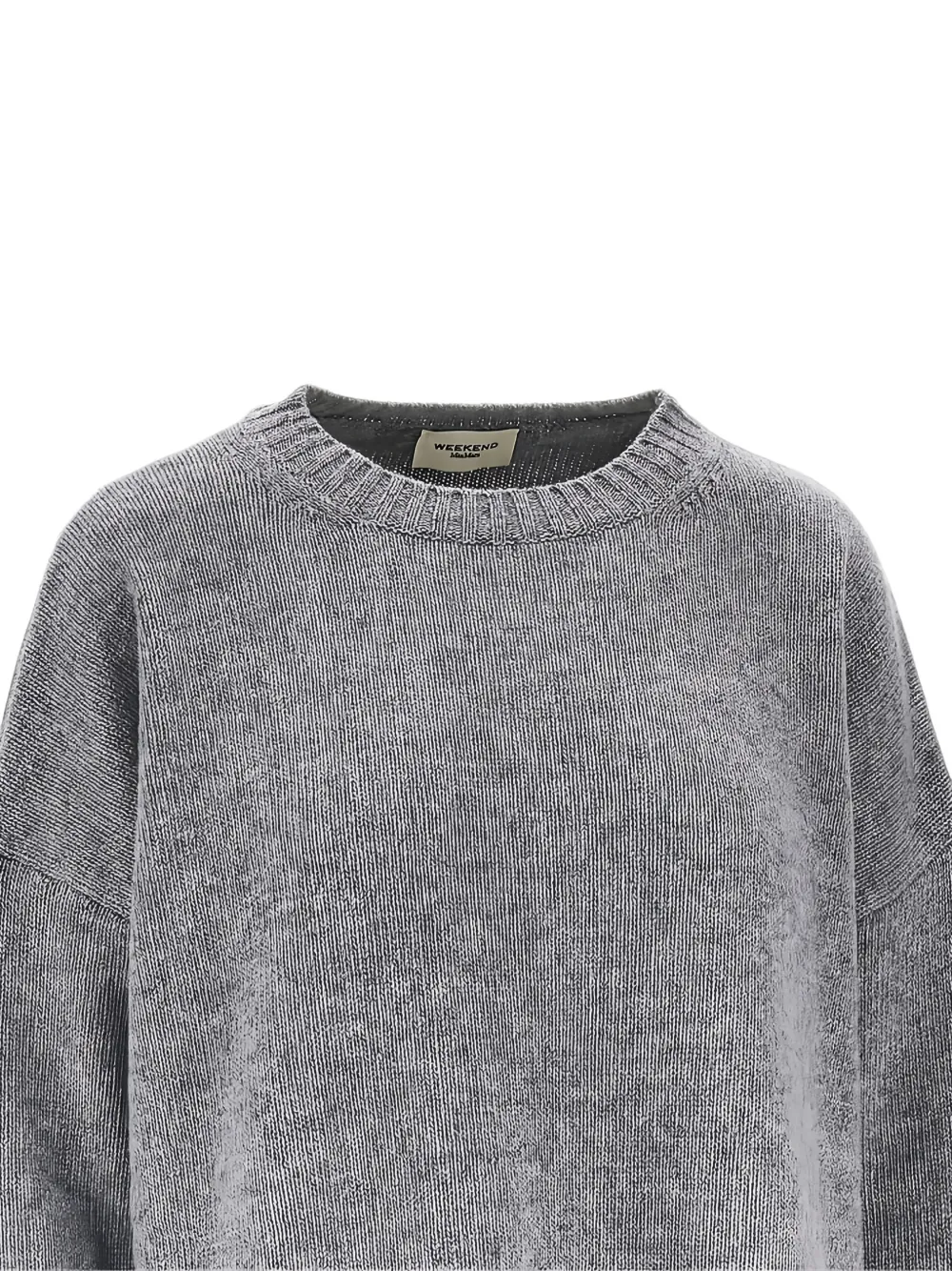 Weekend Max Mara Trui met ronde hals en verlaagde schouders Grijs