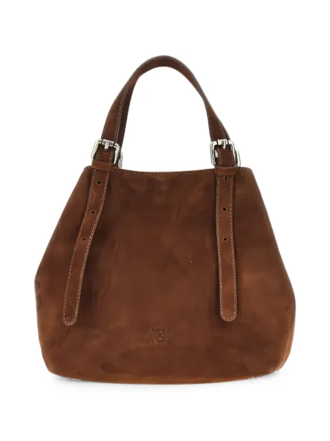 AUTENTICA 504 petit sac cabas Galatea en daim à détail de boucle