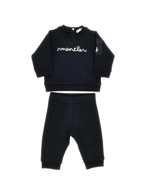 Moncler Enfant logo-embroidered tracksuit
