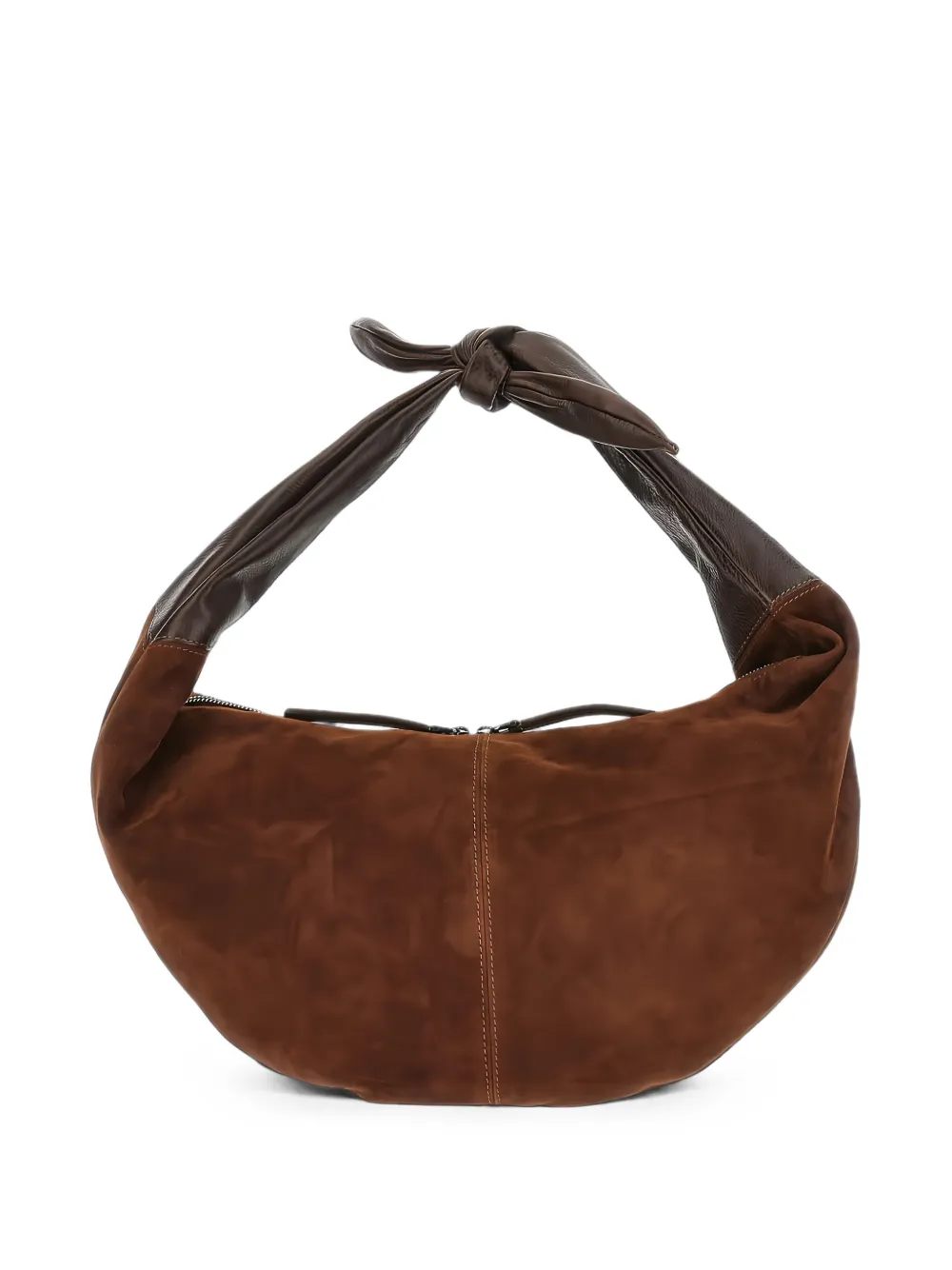 AUTENTICA 504 Adara Tote Bag mit Knotendetail - Braun