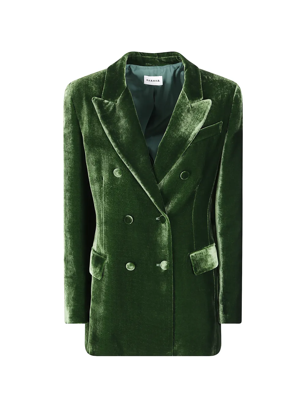 P.A.R.O.S.H. Doppelreihiger Blazer - Grün